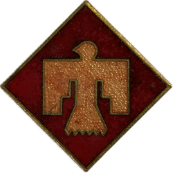 Crest, 45th Infantry Division, Sicile, Italie, Provence, à épingle