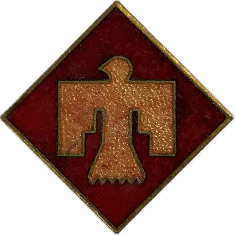 Crest, DUI, 45th Infantry Division, Sicily, Italy, Provence, PB