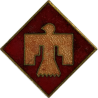 Crest, DUI, 45th Infantry Division, Sicily, Italy, Provence, PB