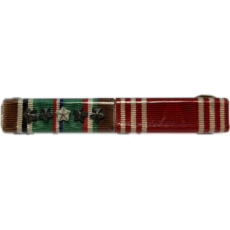 Ribbons, Good Conduct, European African Middle Eastern Campaign, 5 Stars