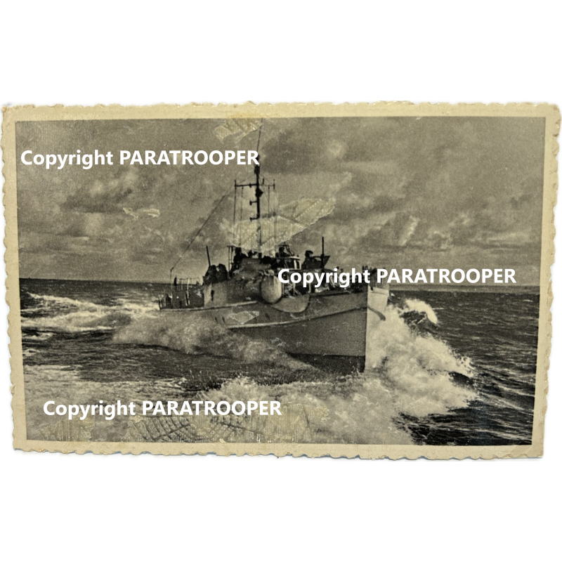 Carte postale, Kriegsmarine, Räumboot