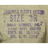 Guêtres en toile, US Army, 3R, NASCO AWNINGS, INC. 1942
