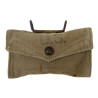 Pochette à pansement M-1942, British-Made, M.W.&S. Ltd. 1944, avec pansement Carlisle