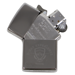Lighter, Zippo 1943, Silver, D-Day Experience