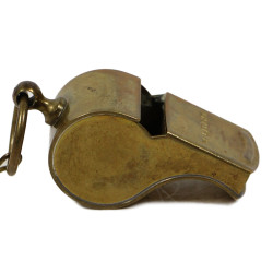 Whistle, Brass, Military, Made in U.S.A.