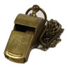 Whistle, Brass, Military, Made in U.S.A.