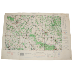 Map, Normandy, Falaise Pocket, 1943