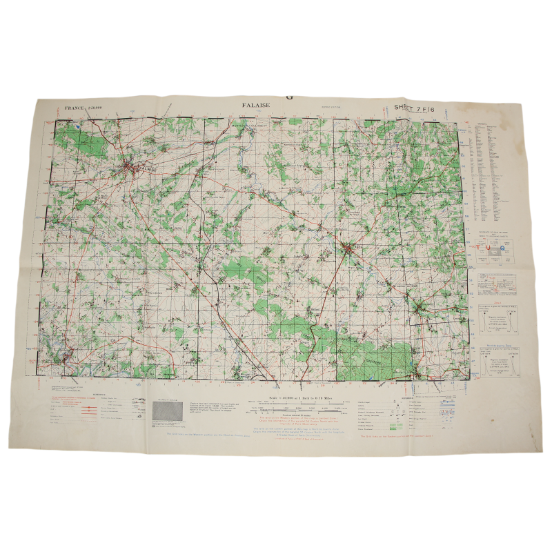 Carte de Normandie, Poche de Falaise, 1943