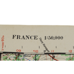 Map, Normandy, Falaise Pocket, 1943