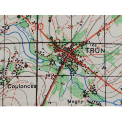 Map, Normandy, Falaise Pocket, 1943