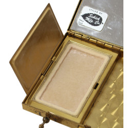 Powder Compact-Cigarette Case, Mother-of-Pearl, US Army, Medical Department