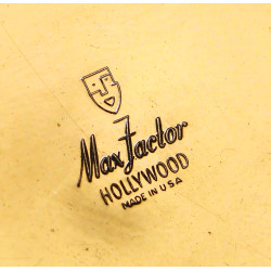 Poudrier en laiton, personnel féminin, US Army, Max Factor, HOLLYWOOD, complet