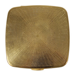 Compact, Powder, Brass, US Army, Max Factor, HOLLYWOOD, Complete