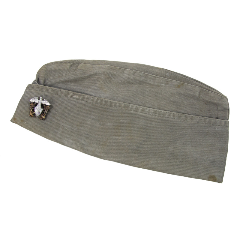 Cap, Garrison, Officer, US Navy, Gray, Lieutenant, Size 7