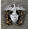 Cap, Garrison, Officer, US Navy, Gray, Lieutenant, Size 7