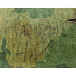 Helmet, M1, Parachutist's, with Camouflage Cover, Vietnam, 1967