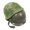 Helmet, M1, Parachutist's, with Camouflage Cover, Vietnam, 1967