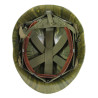 Helmet, M1, Parachutist's, with Camouflage Cover, Vietnam, 1967
