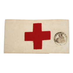 Armband, Medical, US Army, Markings, Geneva Convention and French War Ministry