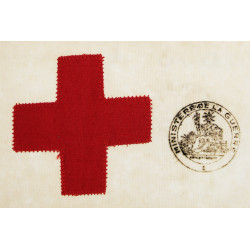 Armband, Medical, US Army, Markings, Geneva Convention and French War Ministry