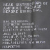 Bag, Delousing, ST. CLAIR RUBBER CO. 1943