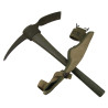 Pick-Mattock, Intrenching, M-1910, DIAMOND CALK, with Carrier, E.A. BROWN MFG. CO.