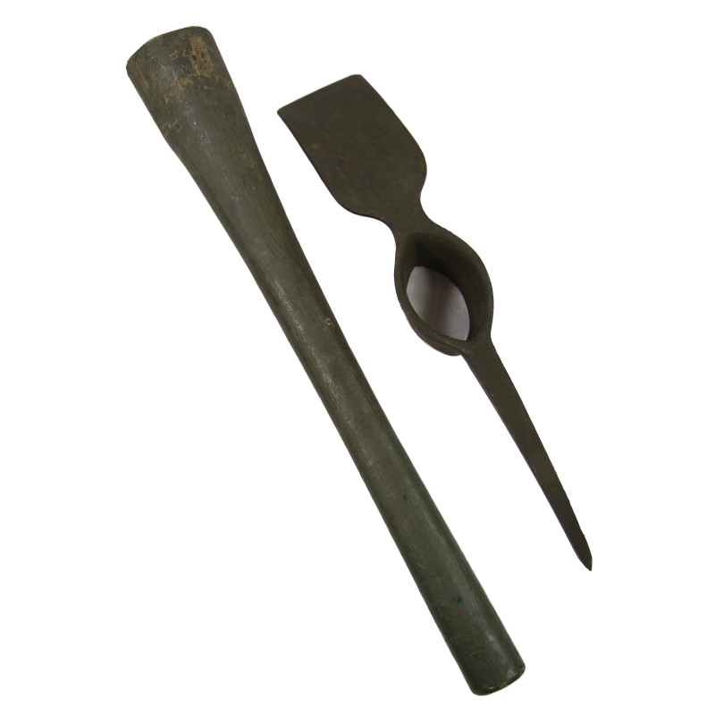 Pioche M-1910 DIAMOND CALK 1944, avec housse, E.A. BROWN MFG. CO.