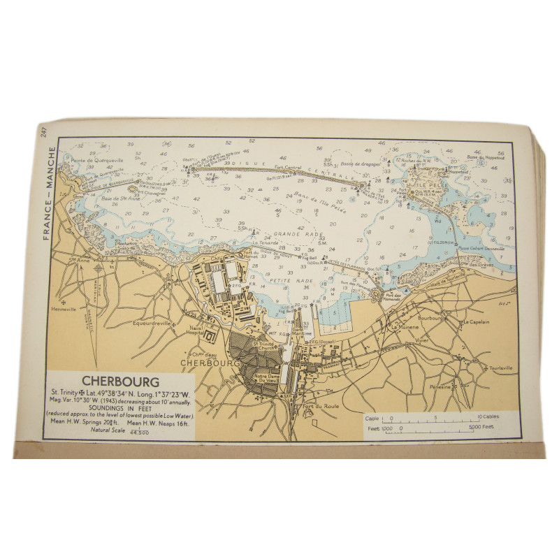English Channel Handbooks, Carentan, Cherbourg, Isigny