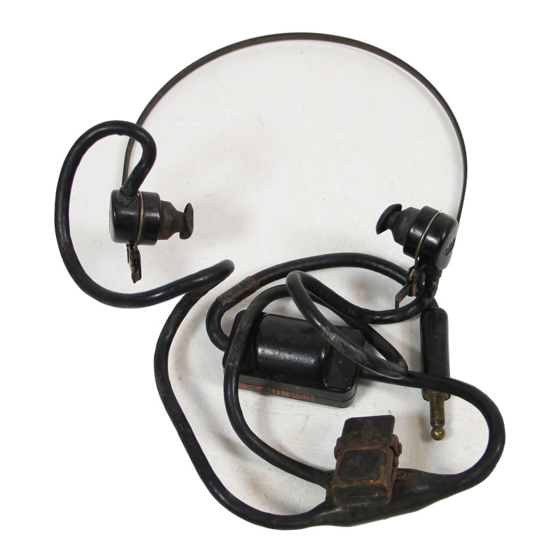 Receivers (Earphones), Type R-30-U, US Army, on HB-30 Headseat