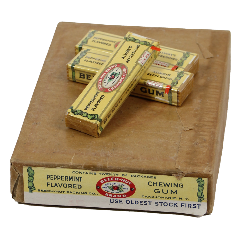 Paquet de chewing-gum, BEECH-NUT, Peppermint, état neuf