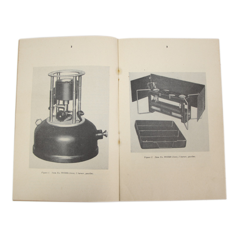 Manuel technique, TM 8-615, Gasoline Stoves and Burners