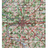 Carte, ST LÔ-VIRE, Normandie, 1943, bataille des haies
