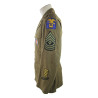 Coat, Serge, Wool, OD, 1st Sgt. Victor Frye, Amphibious Engineers, ESB