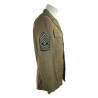 Coat, Serge, Wool, OD, 1st Sgt. Victor Frye, Amphibious Engineers, ESB