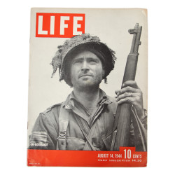 Magazine LIFE, 2nd Lt. Kelso Horne, 508th PIR, 82nd Airborne Division, 14 août 1944