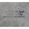 Demi-toile de tente, 2e type, US Army, EMPIRE TUFTING CO. 1945
