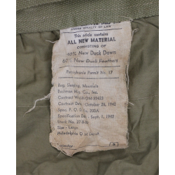 Bag, Sleeping, Mountain, US Army, 1942