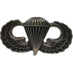 Badge, Parachutist's, 'Jump Wings', US Army, Sterling, Pin Back