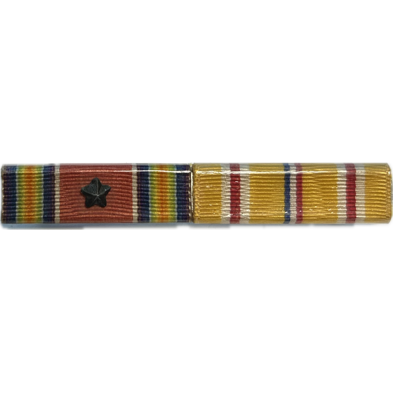 Rubans de décoration, Asiatic-Pacific Campaign, World War II Victory, 1 étoile