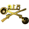 Paire d'insignes de col officier, 516th Airborne Inf. Regt.
