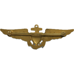 Wings, Pilot, US Navy & USMC, Sterling, Pin Back