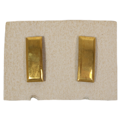 Paire de grades, 2nd Lieutenant, sur carton