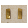 Paire de grades, 2nd Lieutenant, sur carton