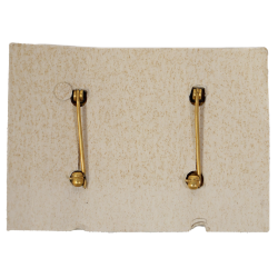 Paire de grades, 2nd Lieutenant, sur carton