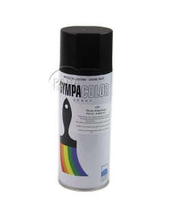 Paint, black, High-temperature, flat, Spray
