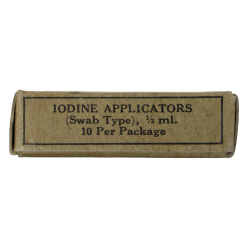 Boîte de tubes d'iodine, MINE SAFETY APPLIANCES CO.
