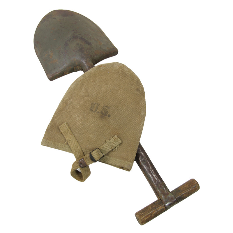T-Shovel, M-1910, with Cover, KADIN BROS. 1942