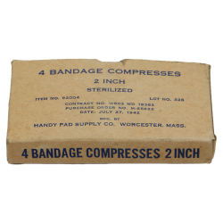 Bandage, Compresses, Handy Pad Supply Co., 1942, Item N° 92004