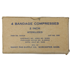 Bandage, Compresses, Handy Pad Supply Co., 1942, Item N° 92004