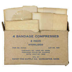 Bandage, Compresses, Handy Pad Supply Co., 1942, Item N° 92004